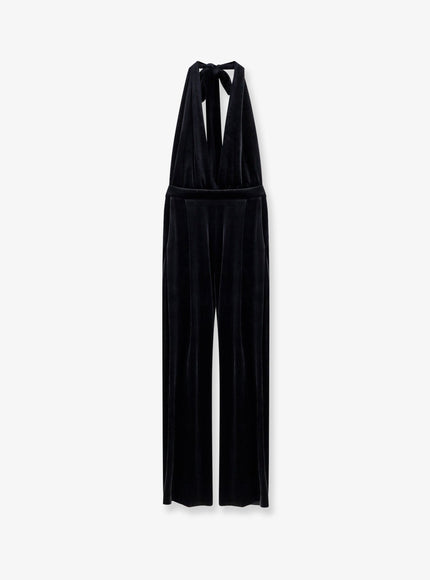 Amazuìn Gily Velvet Jumpsuit Uni Nero