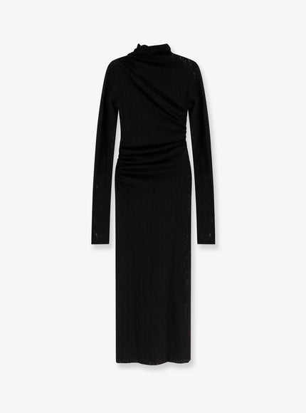 Amazuìn Olga Viscose Blend Mesh Dress