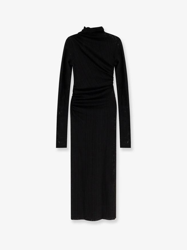 Amazuìn Olga Viscose Blend Mesh Dress