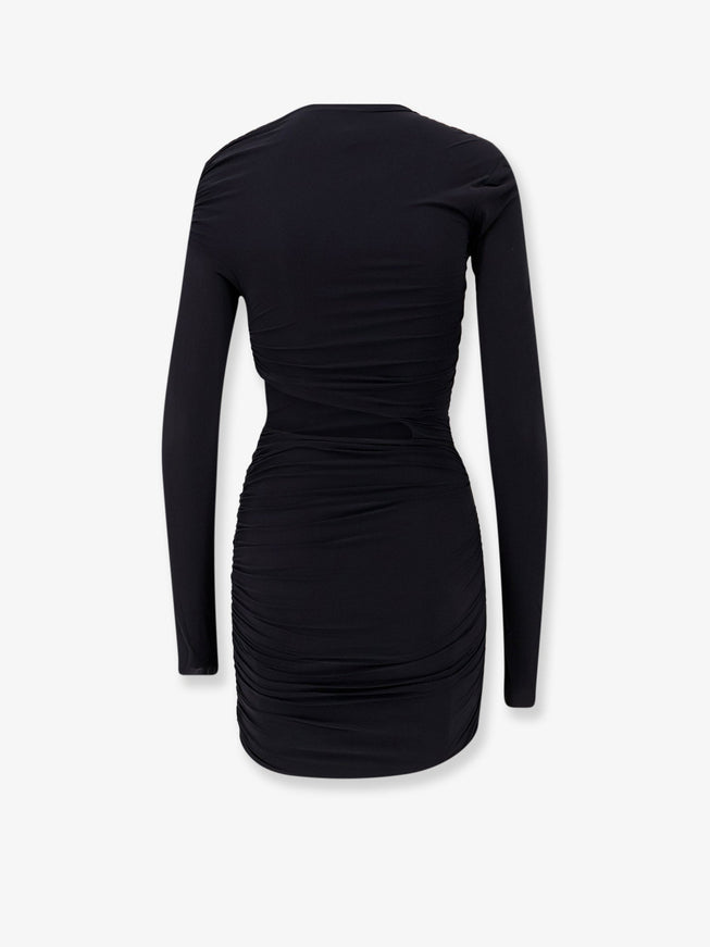 Amazuìn Pat Mini Dress With Drapery