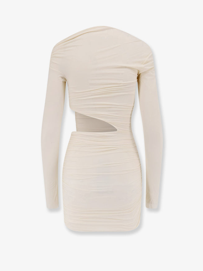 Amazuìn Pat Stretch Fabric Mini Dress