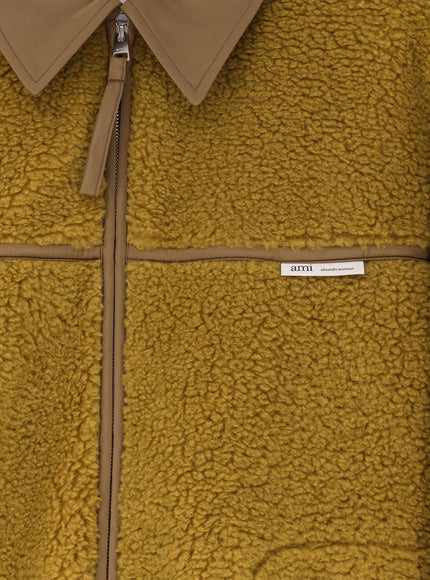 Ami Paris Faux Fur Jacket