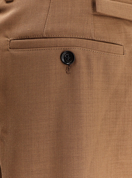 Ami Paris Virgin Wool Trousers