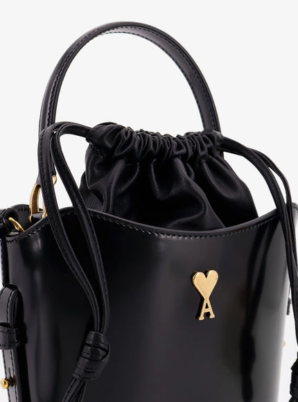Ami Paris Leather Bucket Bg