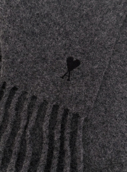 Ami Paris Wool Scarf