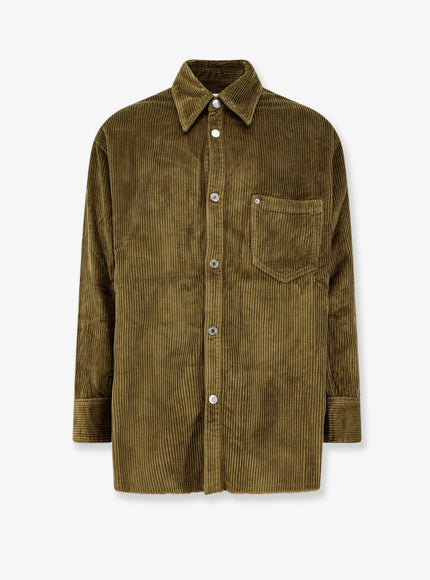 Ami Paris Corduroy Shirt Bronze
