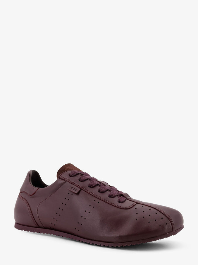 Ami Paris Leather Low-Top Sneakers