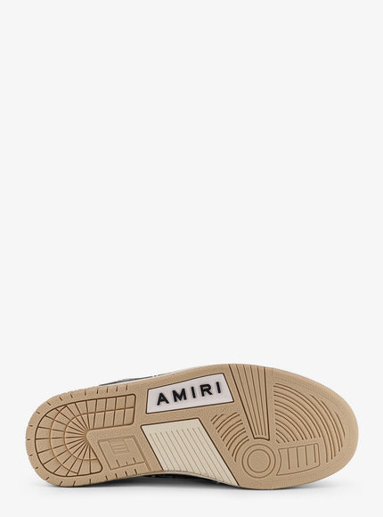 Amiri Bandana Skel Top Low Leather Low-Top Sneakers