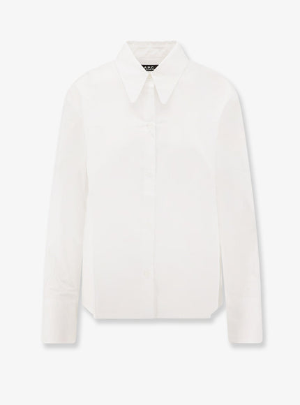 A.p.c. Organic Cotton Shirt Blanc