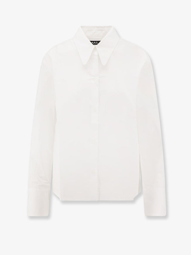 A.p.c. Organic Cotton Shirt Blanc