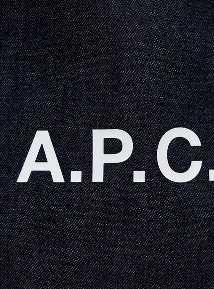 A.p.c. Tote Ninon Small Denim Shopping Bag