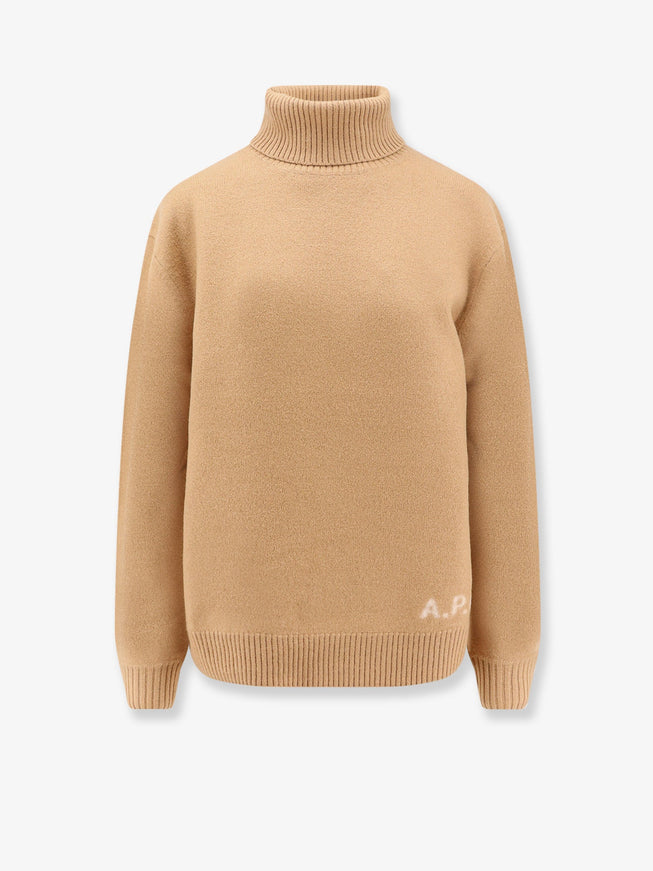A.p.c. Walter Vrgin Wool Turtleneck Camel