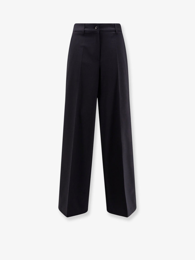 Aspesi Wool Blend Trousers Navy