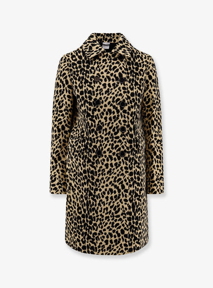 Aspesi Double-Breasted Cotton Coat Maculato