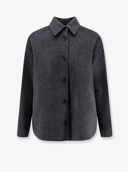 Aspesi Unlined Wool Jacket Antracite