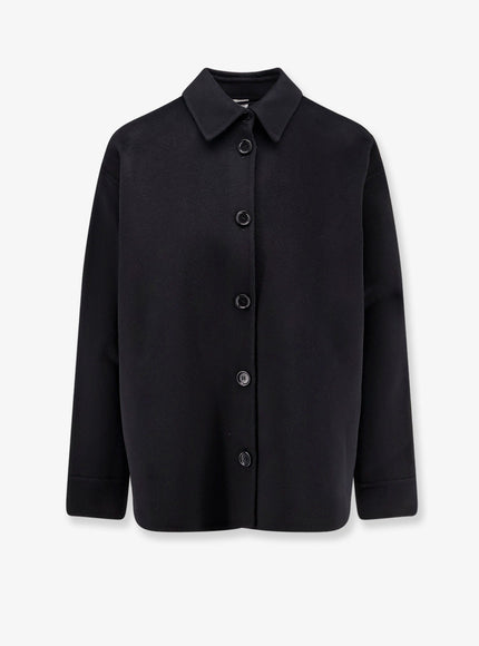 Aspesi Unlined Wool Jacket Nero