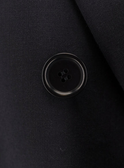 Aspesi Double-Breasted Wool Blend Blazer