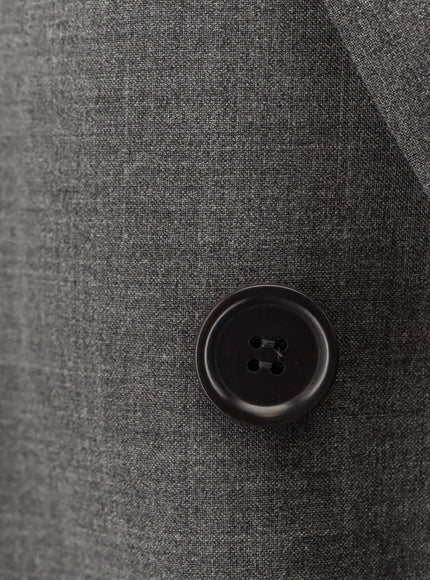 Aspesi Double-Breasted Wool Blend Blazer