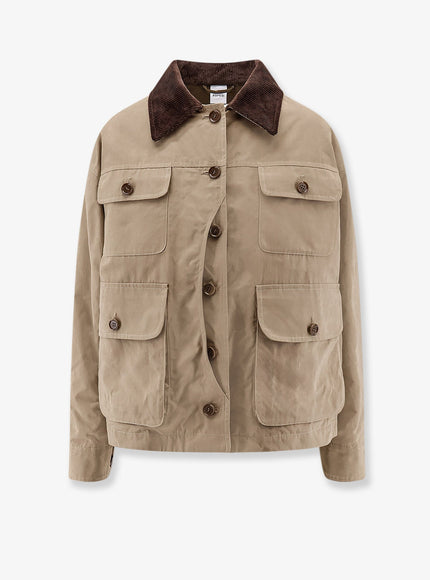 Aspesi Canvas Jacket Tortora
