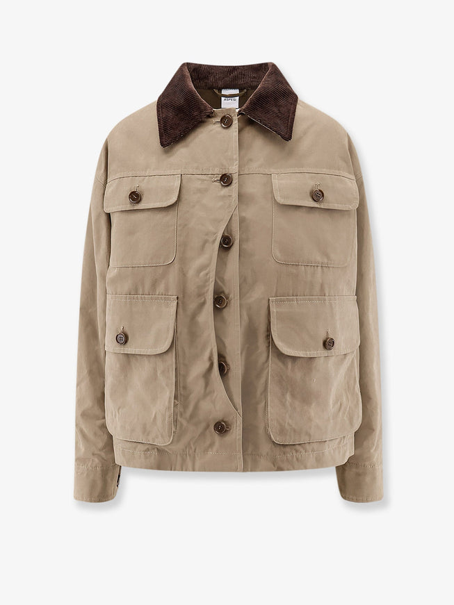Aspesi Canvas Jacket Tortora