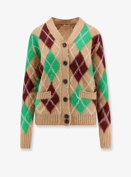 Aspesi Wool Cardigan Cammello