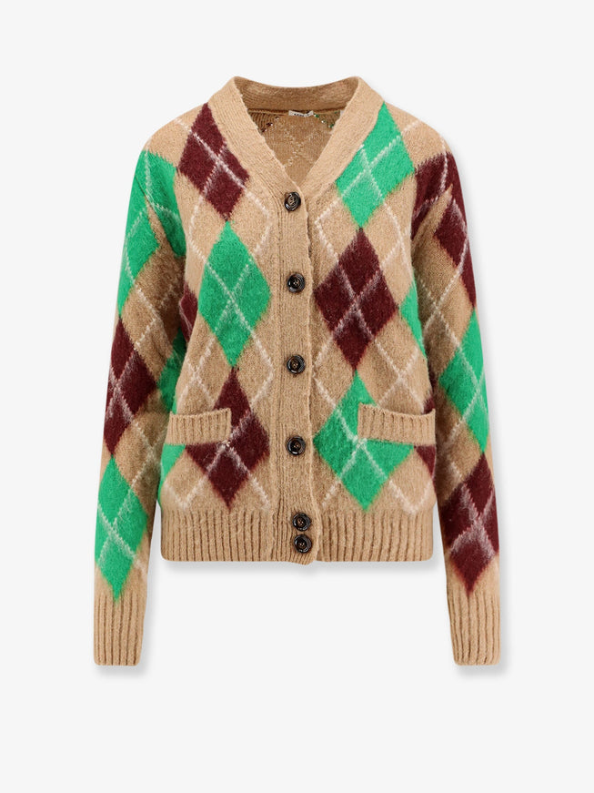 Aspesi Wool Cardigan Cammello