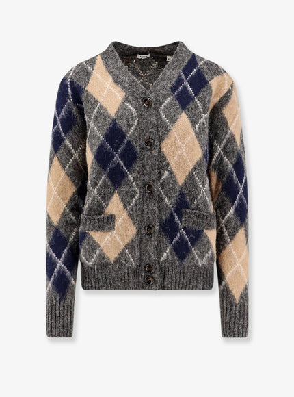 Aspesi Wool Cardigan Grigio