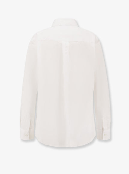 Aspesi Cotton Shirt With Ruffles