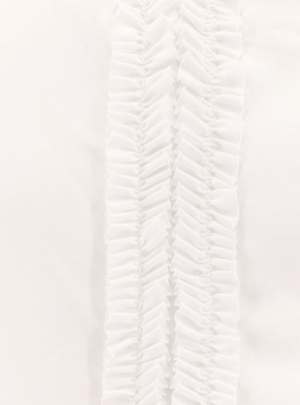 Aspesi Cotton Shirt With Ruffles