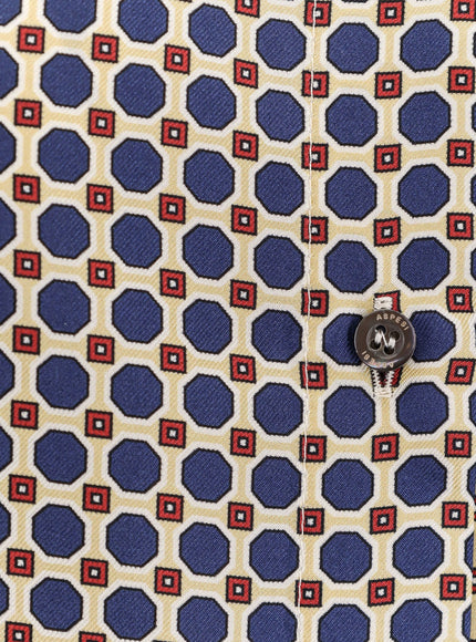 Aspesi Silk Shirt With Micro-Pattern