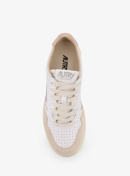 Autry Medalist Low Low-Top Leather Sneakers