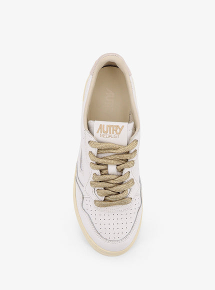 Autry Medalist Low Low-Top Leather Sneakers