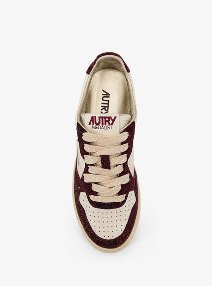 Autry Medalist Low Low-Top Leather Sneakers