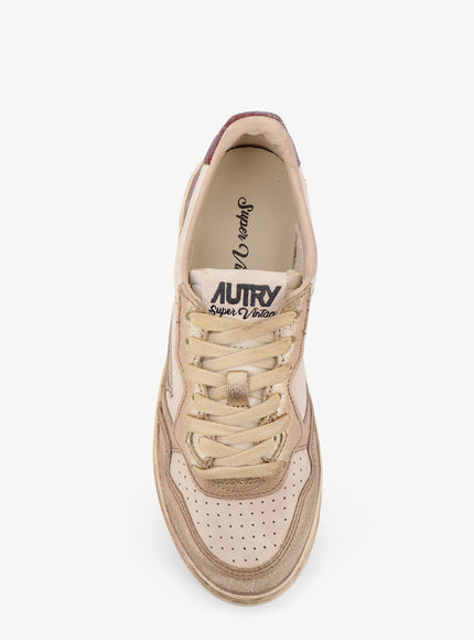 Autry Super Vintage Low-Top Leather Sneakers