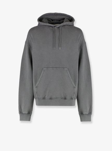 Axel Arigato Organic Cotton Hooded Sweatshirt Slategrey