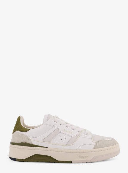 Axel Arigato Caly Low-Top Leather And Suede Sneakers Whitegreen