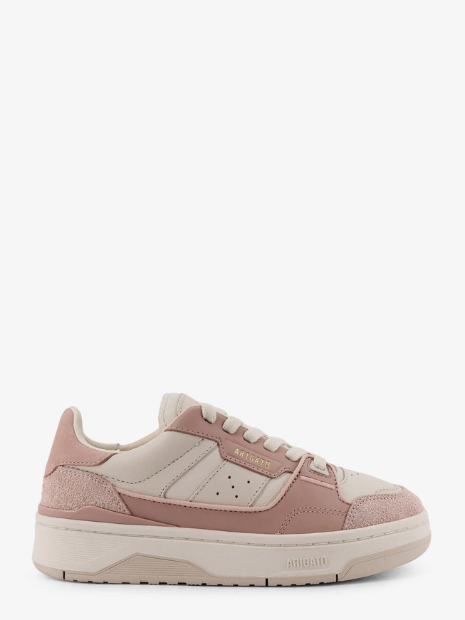 Axel Arigato Clay Low-Top Suede And Leather Sneakers Beige Rosa