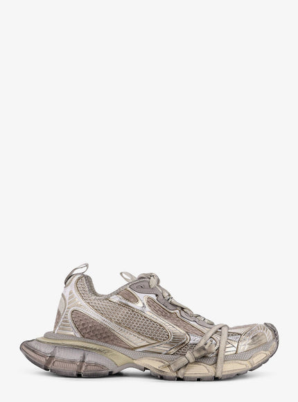 Balenciaga 3Xl Low-Top Mesh Sneakers Eggshell