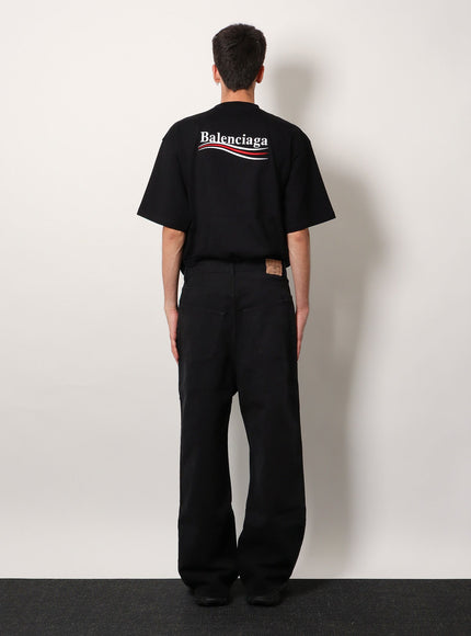 Balenciaga Baggy Denim Trousers