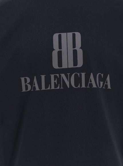 Balenciaga Cotton T-Shirt With Logo