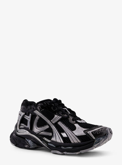 Balenciaga Runner Mesh And Leather Sneakers
