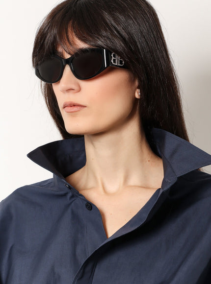 Balenciaga Acetate Sunglasses With Lateral Logo
