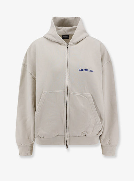 Balenciaga Cotton Sweatshirt Bianco