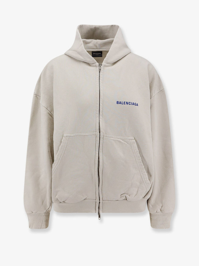 Balenciaga Cotton Sweatshirt Bianco