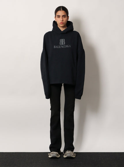 Balenciaga Cropped Cotton Sweatshirt