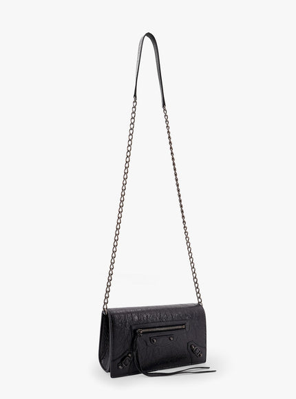 Balenciaga Le City Wallet Leather Shoulder Bag