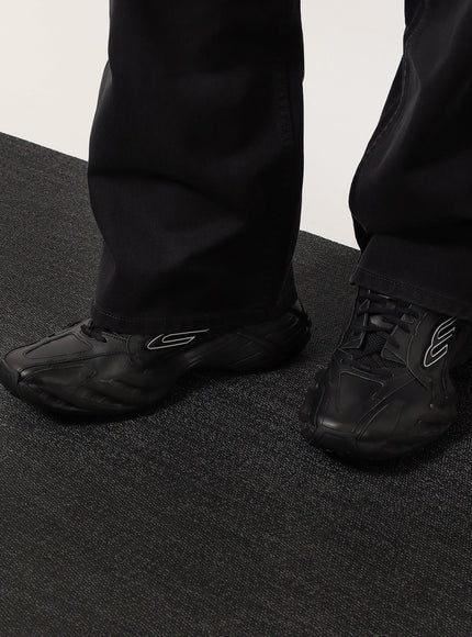 Balenciaga Monday Low-Top Leather Sneakers