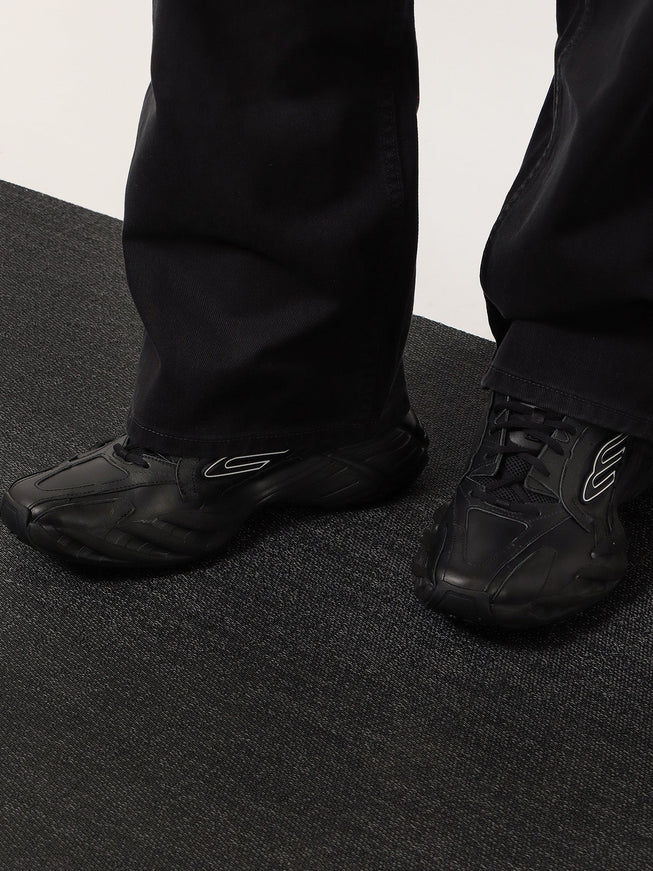 Balenciaga Monday Low-Top Leather Sneakers