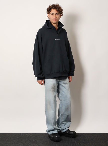 Balenciaga Cotton Hooded Sweatshirt