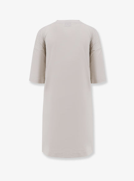 Balenciaga Cotton Jersey Semi Fitted Short Dress